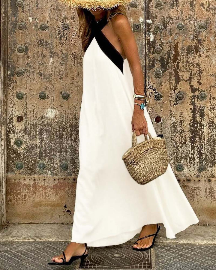 Ella™ | Cross Neck Dress