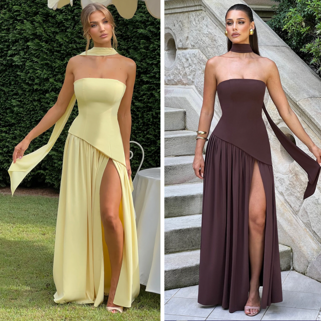 Maya™ | Strapless Maxi Dress