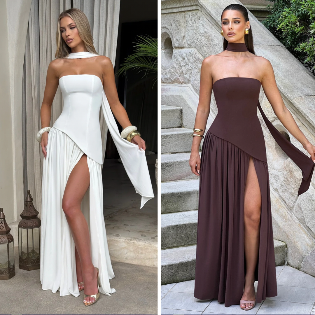 Maya™ | Strapless Maxi Dress