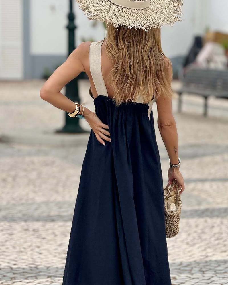 Ella™ | Cross Neck Dress