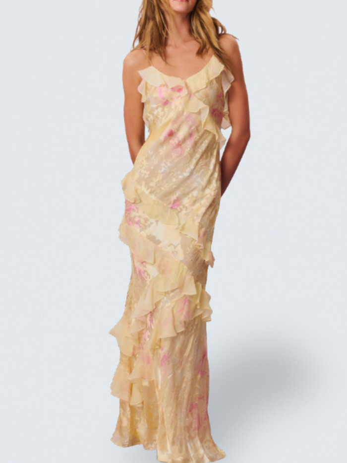 Jessica™ | Ruffle Maxi Dress