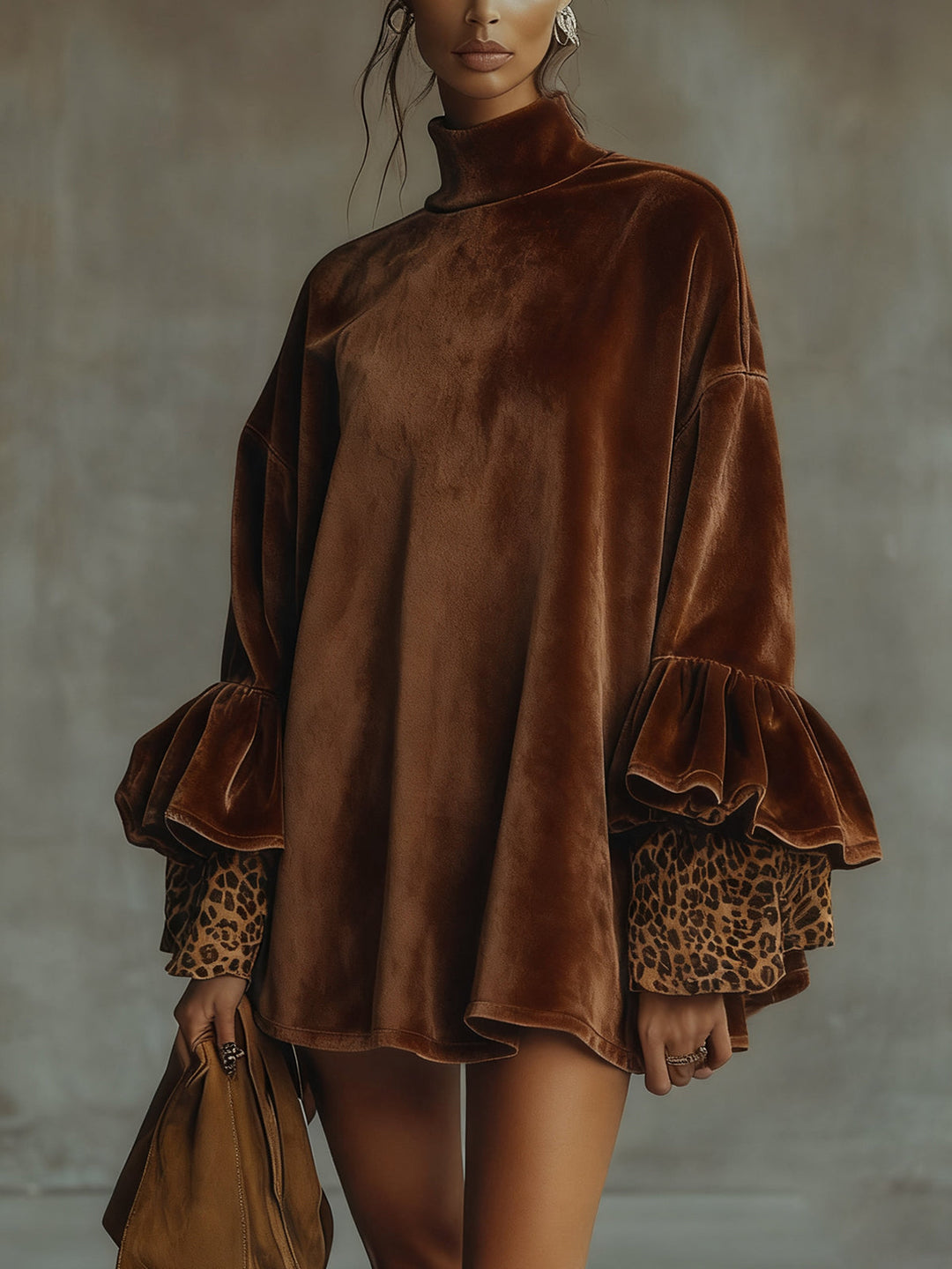 Julia™ | Flounce Sleeve Mini Dress
