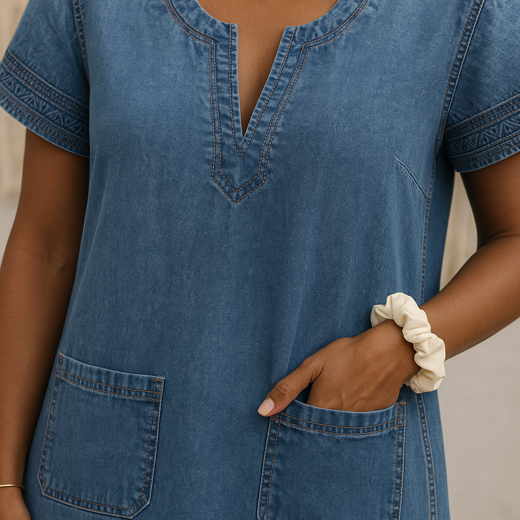 Chloe™ | Denim Pocket Dress