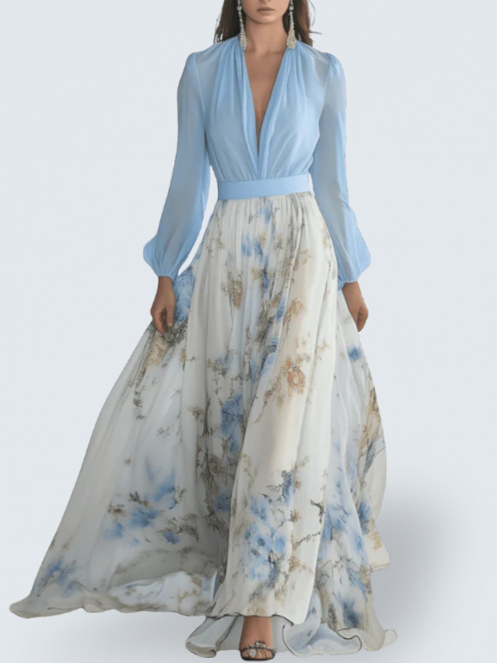 Lila™ | Floral Long Dress