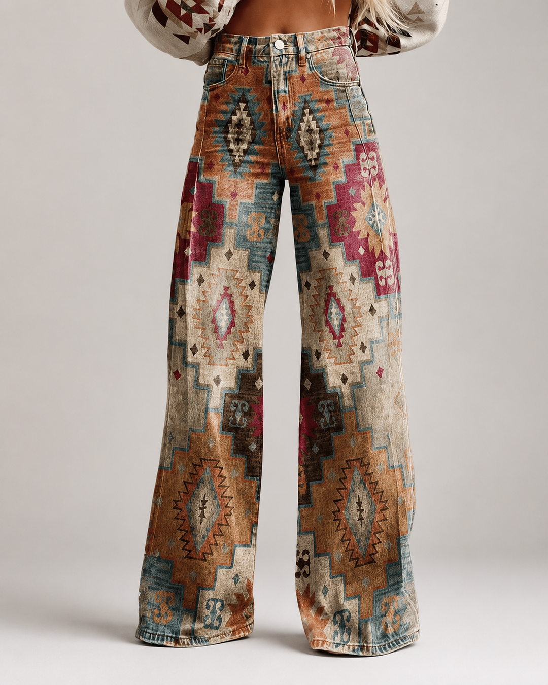 Hana - Vintage bohémské kalhoty