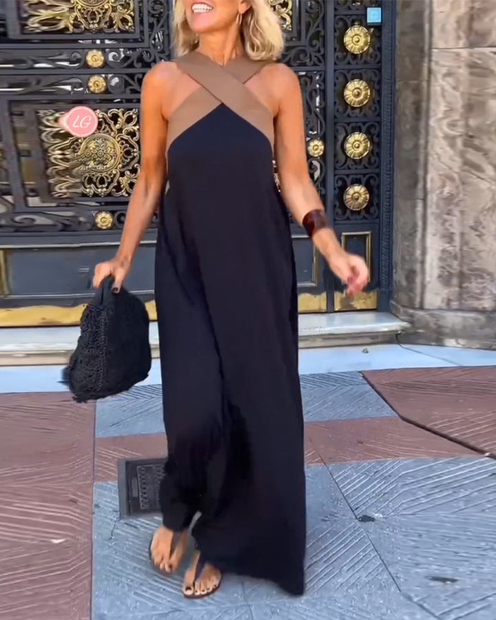 Ella™ | Cross Neck Dress