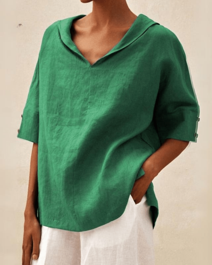 Isabella™ | Loose Fit Linen Blouse