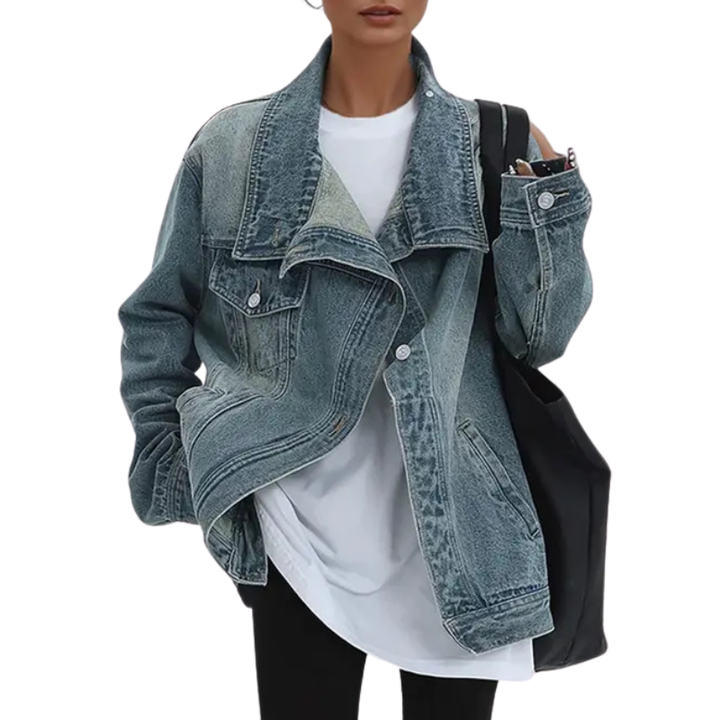 SARAH™ | Street Style Trendy Asymmetric Button Jacket