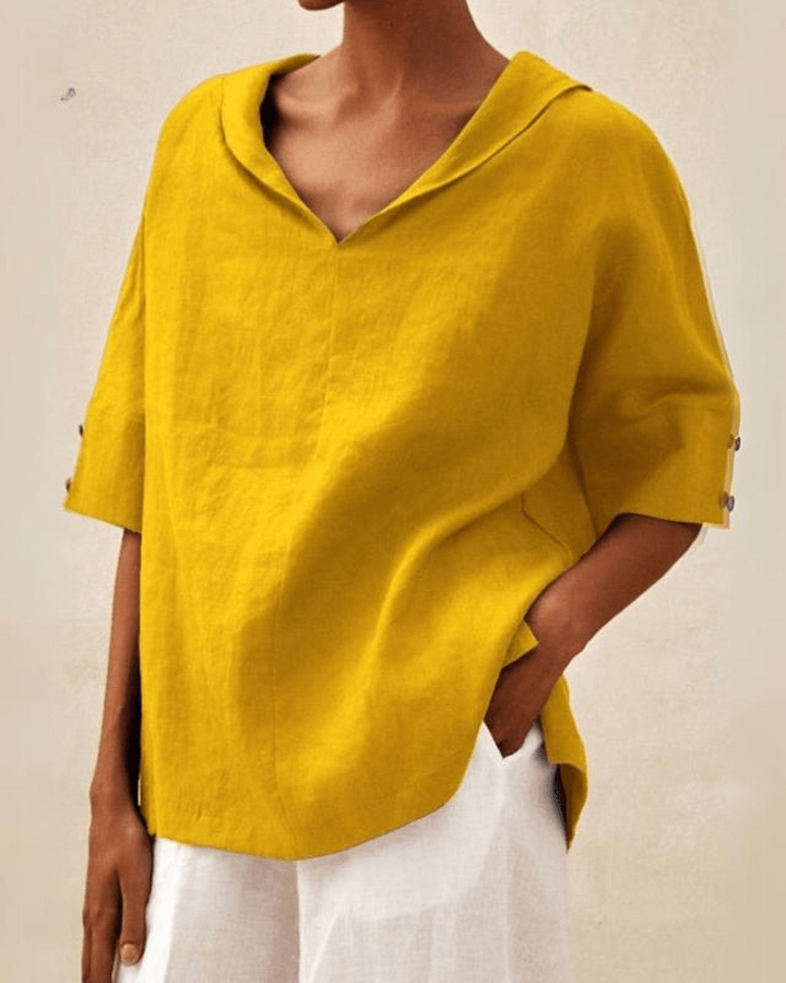 Isabella™ | Loose Fit Linen Blouse