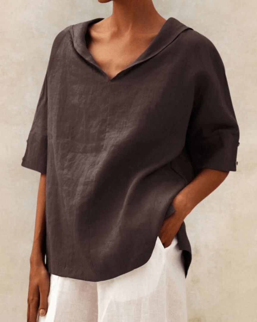 Isabella™ | Loose Fit Linen Blouse