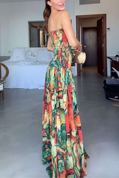 Madeline™ | Strapless Ombre Maxi Dress