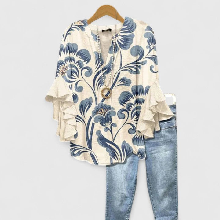 Isabella™ - Ruffle Sleeve Blouse