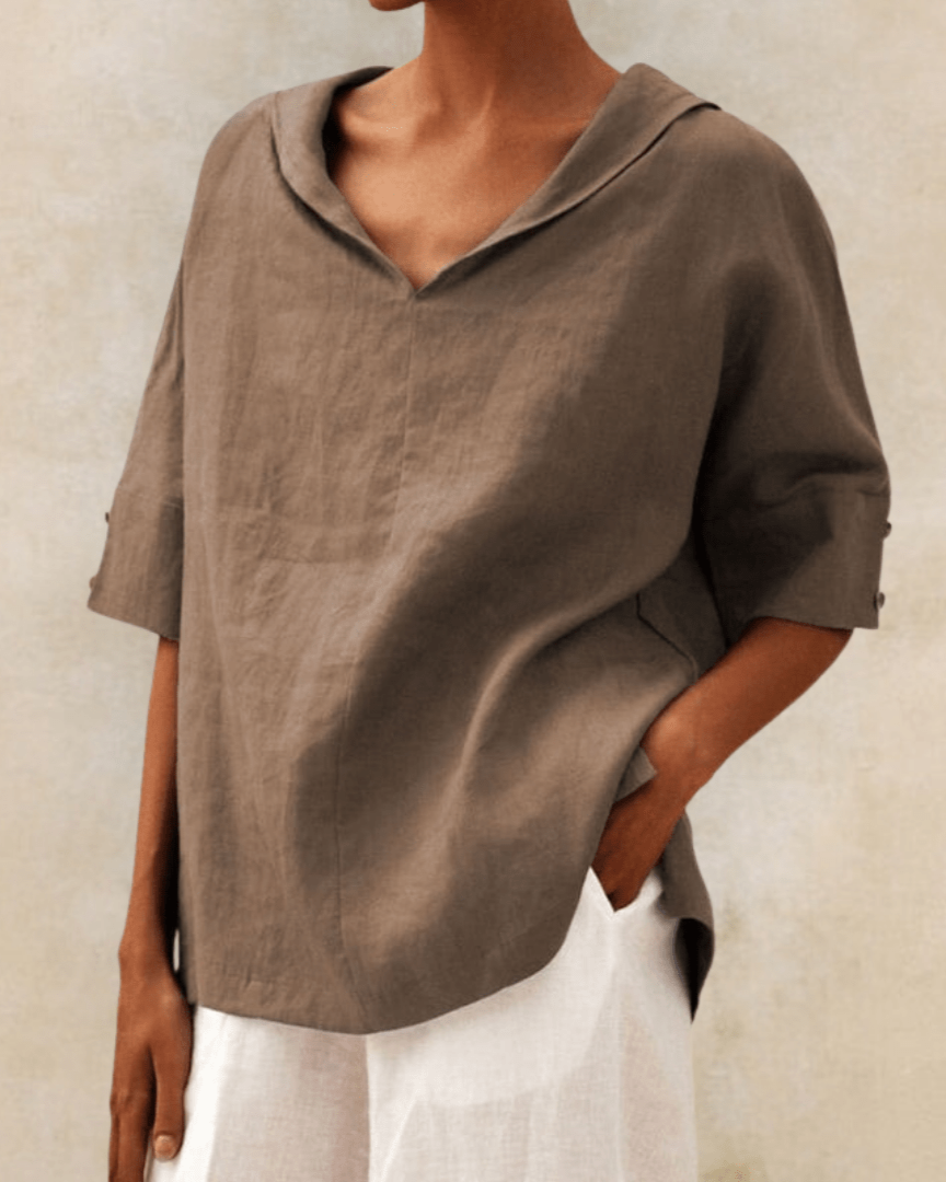Isabella™ | Loose Fit Linen Blouse