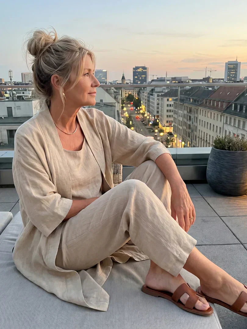 Linnea™ | Lehká lněná souprava