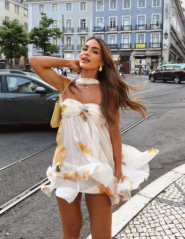 Sophia™ | Halter Neck Mini Dress