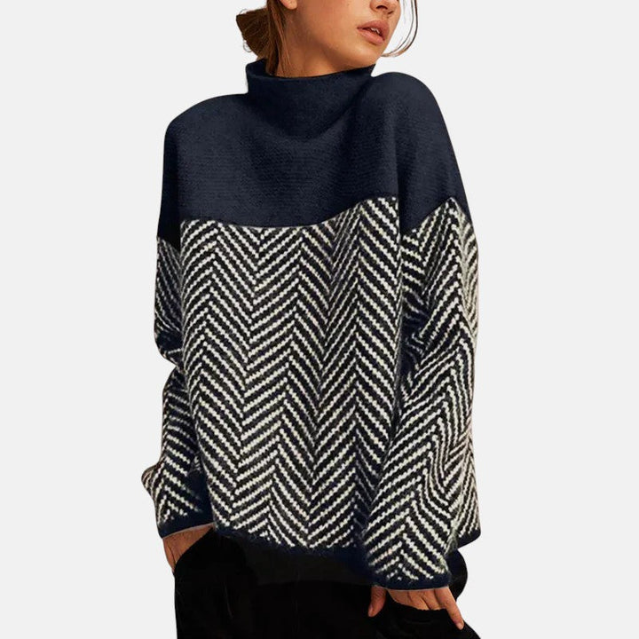 Eva™ | Herringbone Knit Sweater