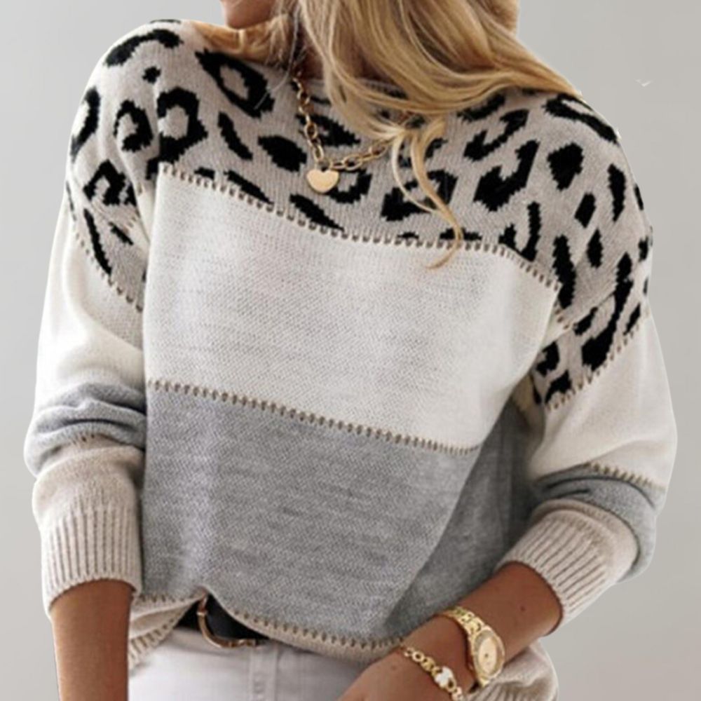Maria™  | Elegant Leopard Sweater