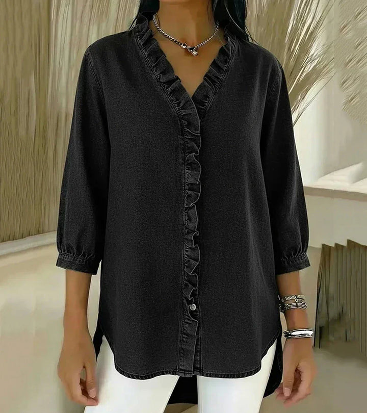 Lillian™ | Denim Blouse