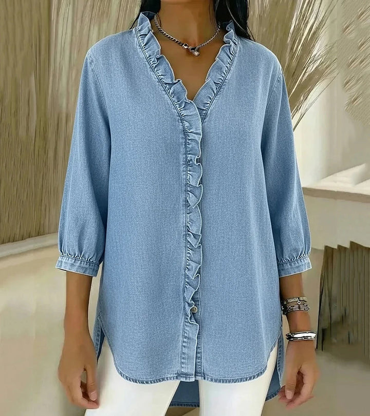 Lillian™ | Denim Blouse
