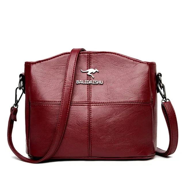 Charlotte™ | Embroidered Leather Tote And Crossbody Bag