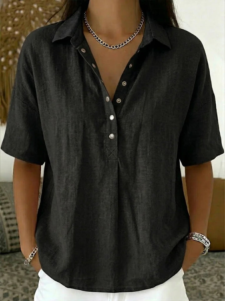Madeline™ | Blouse With Collar And Button