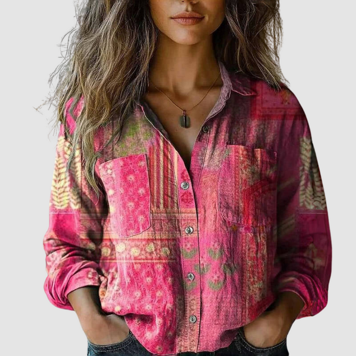 Bianca™ | Vintage Printed Blouse