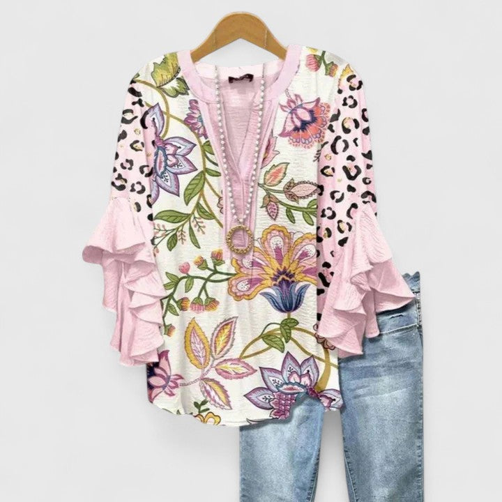 Isabella™ - Ruffle Sleeve Blouse