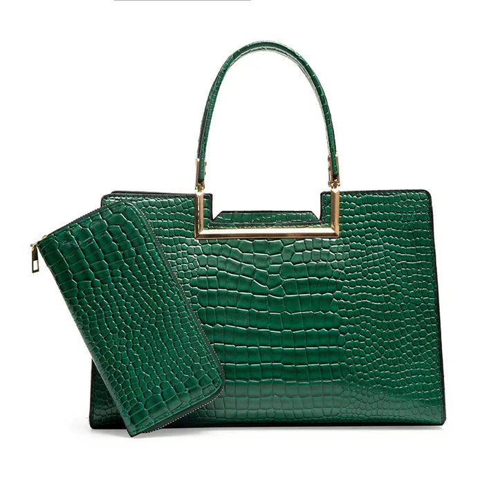 Isabella™ | Leather Bag And Wallet Set
