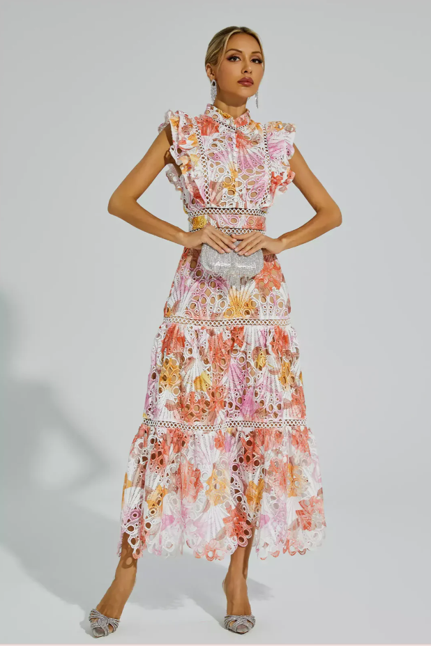Lila™ | Hollow Sleeveless Maxi Dress