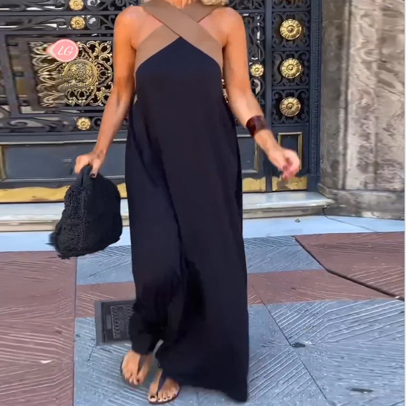 Ella™ | Cross Neck Dress