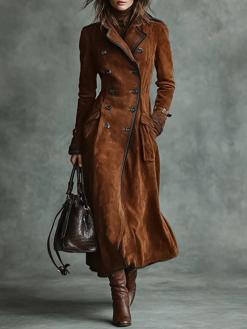 Jessica™ | Double-Breasted Long Coat