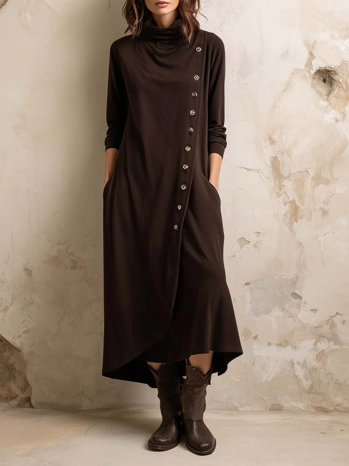 Sophie™ | Turtleneck Midi Dress
