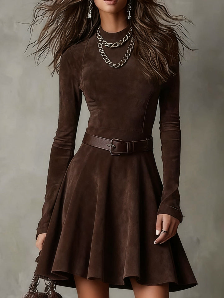 Mia™ | Mock Neck Mini Dress