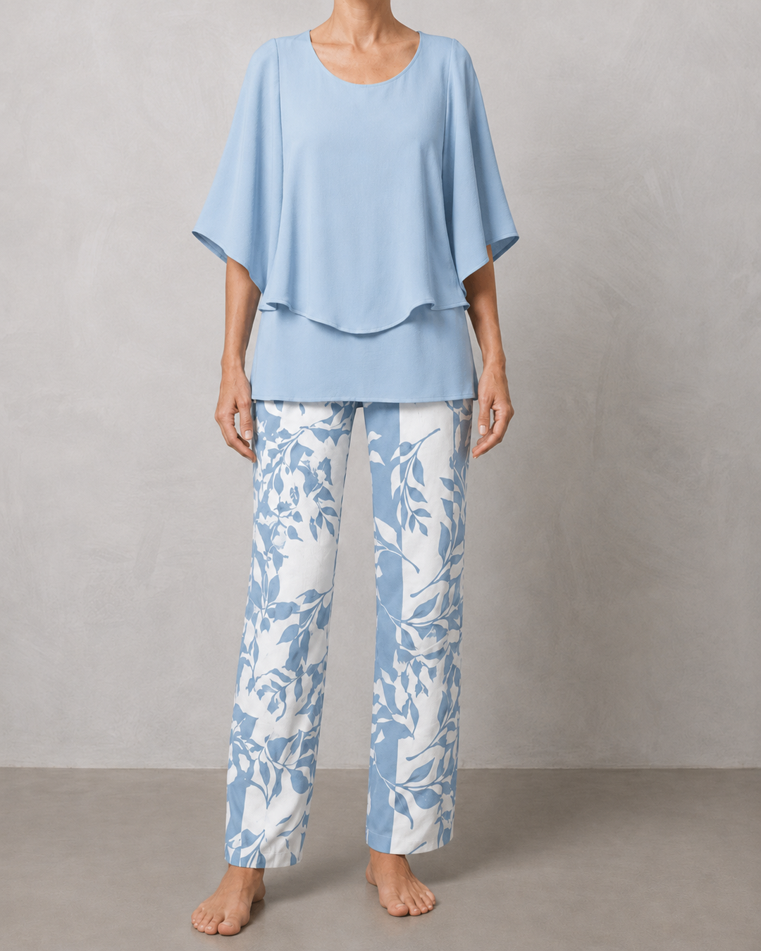 Antonie - Moderní set s pohodlnou blůzou a kalhotami