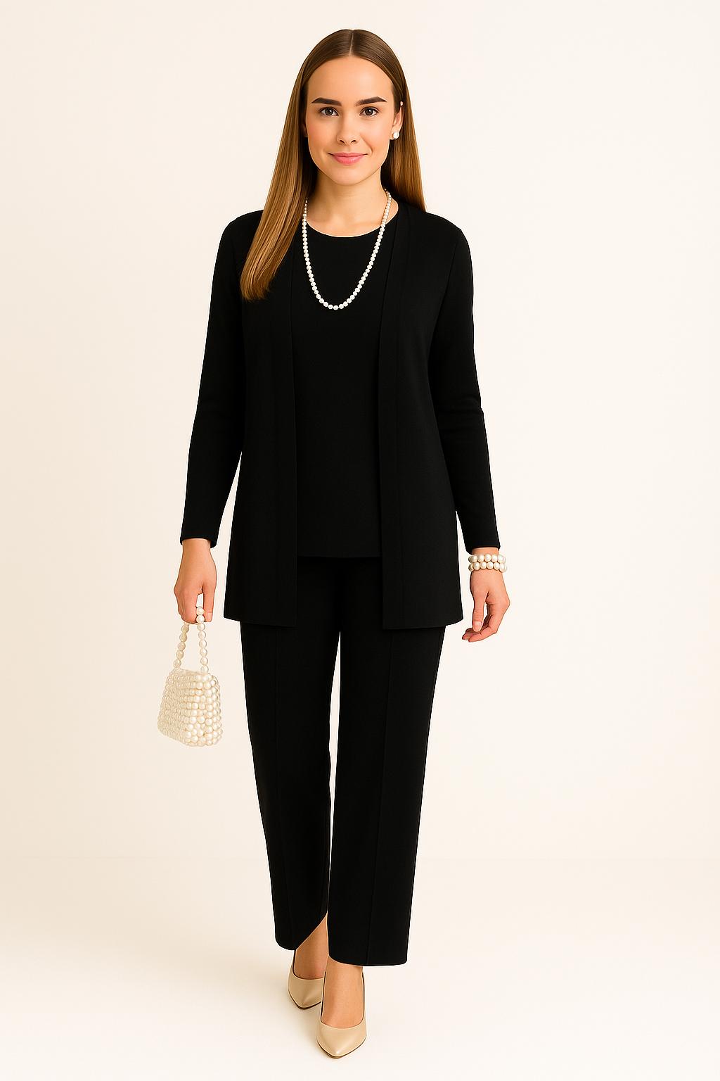 Emma™ | Cardigan Top And Trousers Set