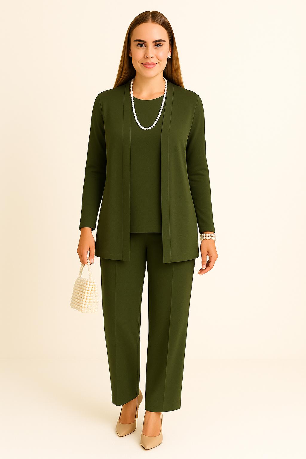 Emma™ | Cardigan Top And Trousers Set