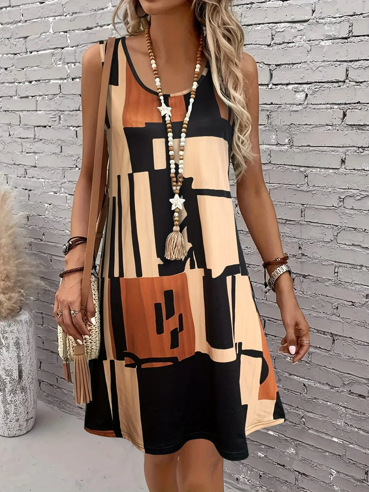 Lila™ | Geometric Casual Dress