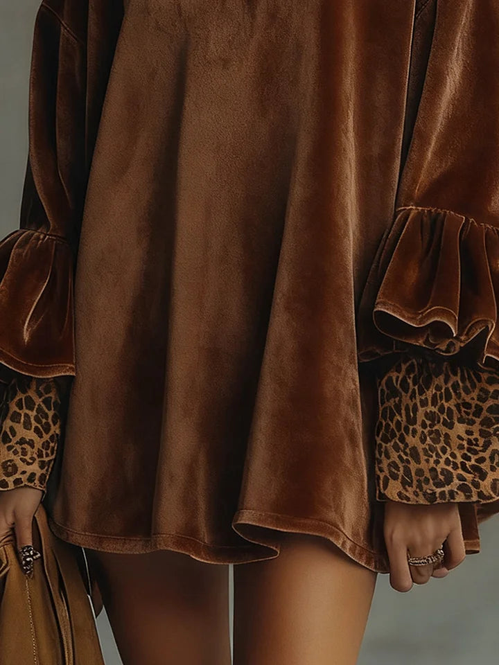 Julia™ | Flounce Sleeve Mini Dress
