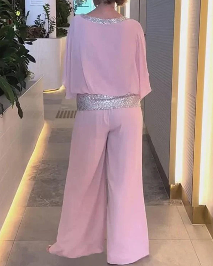 Chloe™ | Pink Sequin Set
