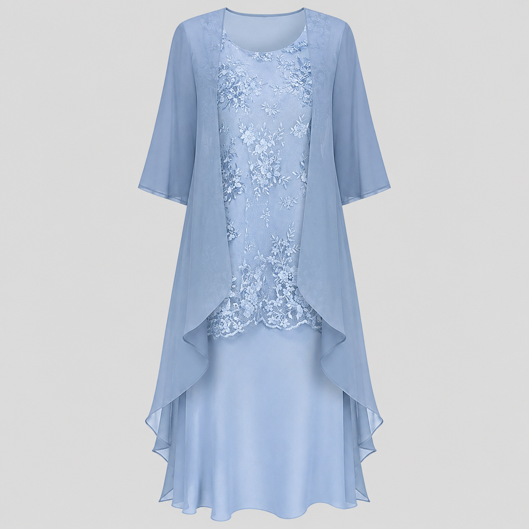 Lumi | Chiffon Dvoudílné Šaty