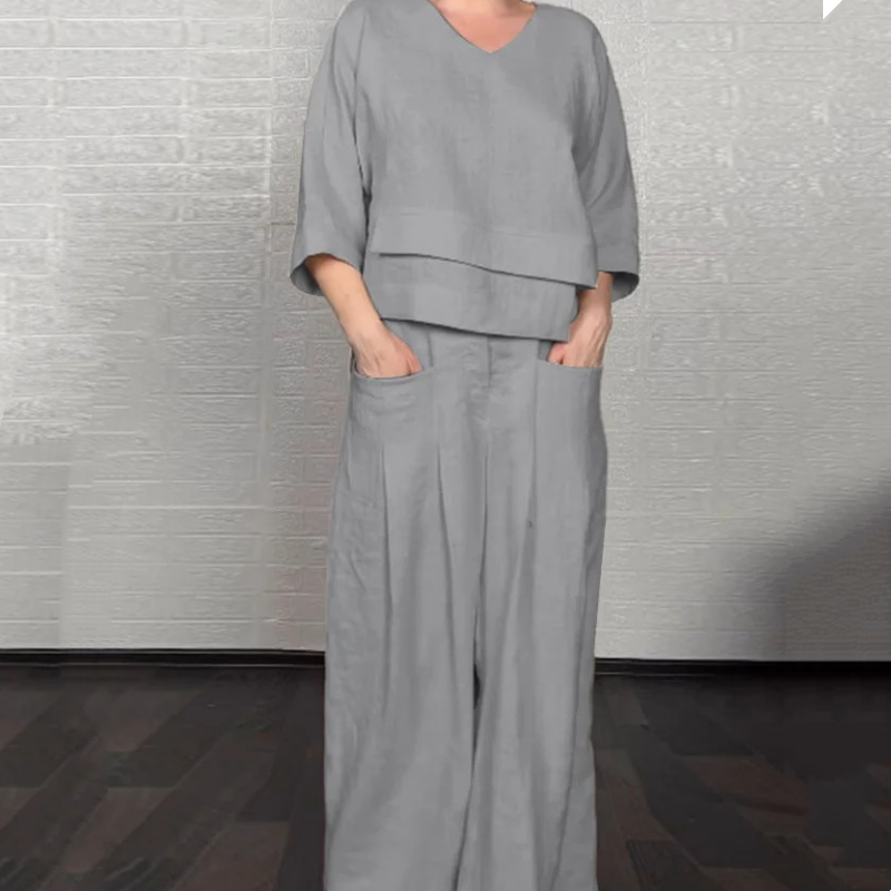 Elena™ | Cotton And Linen Set